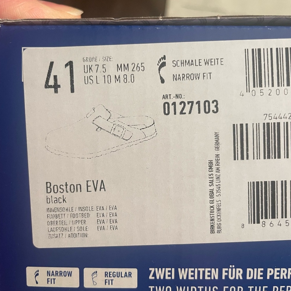Birkenstock Boston EVA Clogs in Black